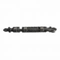 2360 Wrought Iron Horizontal Bolt Handmade for Doors Lorenz Ferart