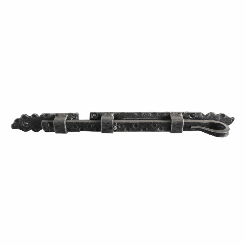 2410 Wrought Iron Horizontal Bolt Handmade for Doors Lorenz Ferart