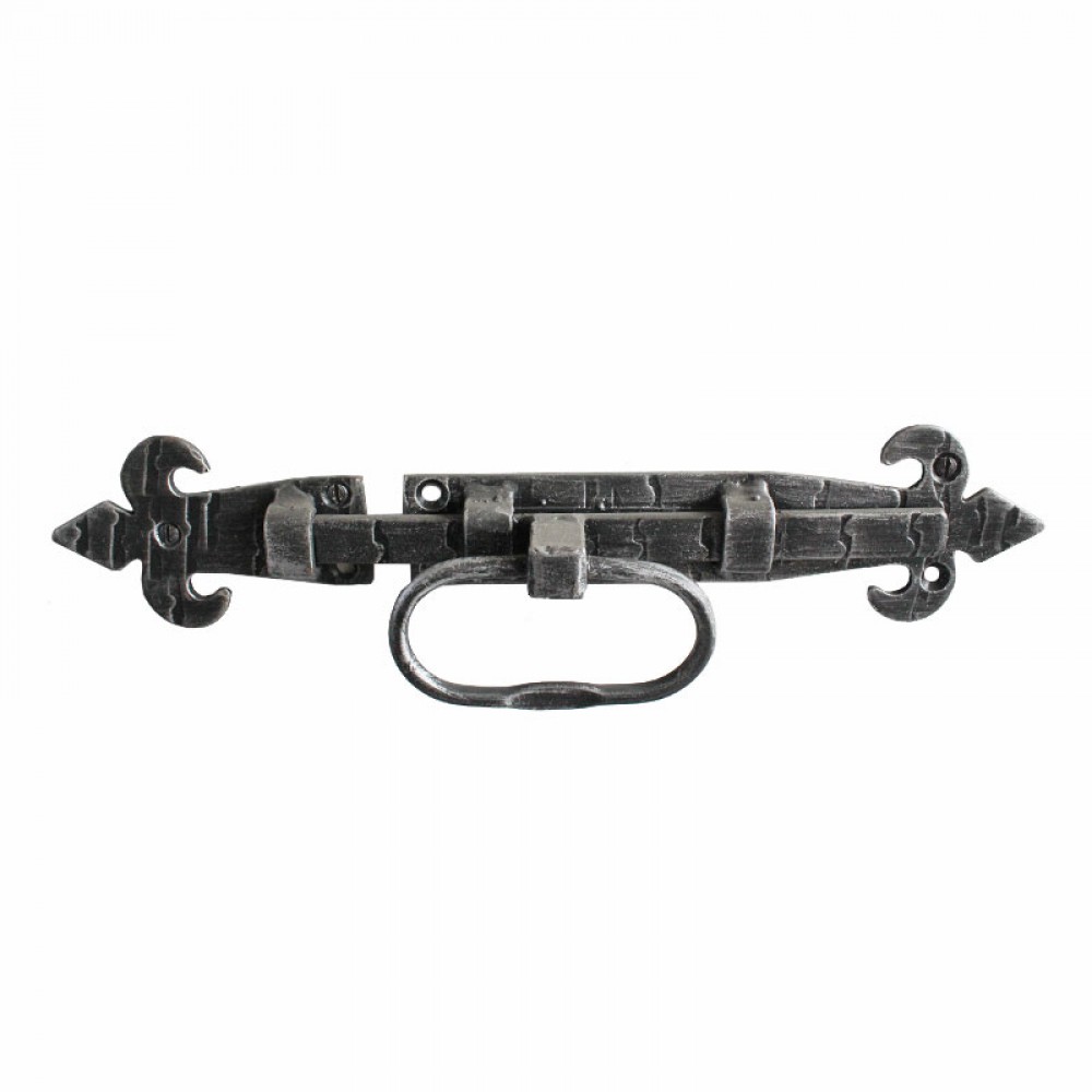 2510 Wrought Iron Horizontal Bolt Handmade for Doors Lorenz Ferart