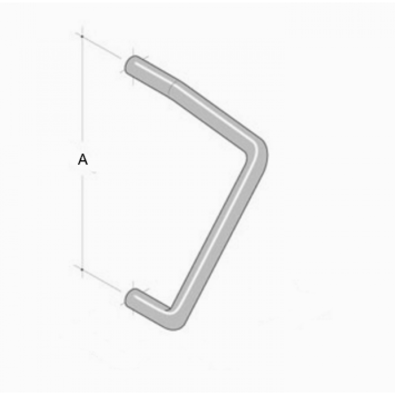 251 pba Pull Handle in Stainless Steel AISI 316L