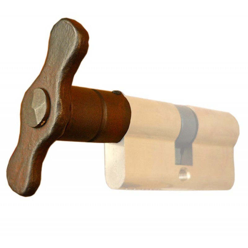 251 Knob for Cylinder 40mm Hole Ø8mm Wrought Iron