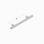 252 pba Pull Handle in Stainless Steel AISI 316L