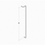 254 pba Pull Handle in Stainless Steel AISI 316L