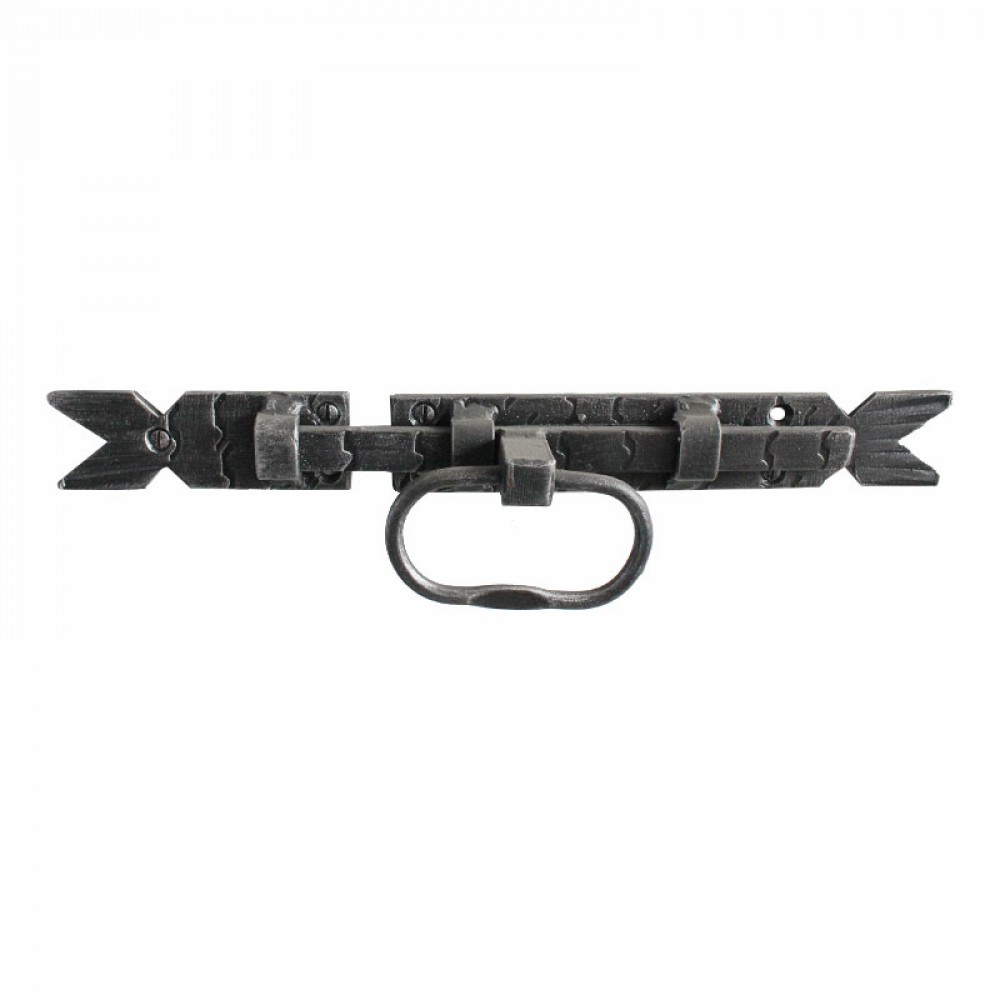2558 Wrought Iron Horizontal Bolt Handmade for Doors Lorenz Ferart