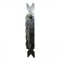 2562 Fish Tail Wrought Iron Pull Handle for Doors Lorenz Ferart