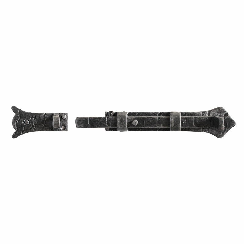 2610 Wrought Iron Horizontal Bolt Handmade for Doors Lorenz Ferart