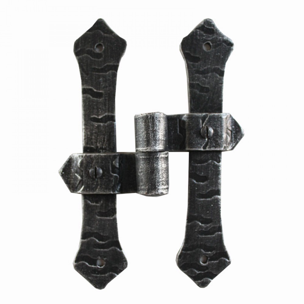 2623 Double Central Hinge Wrought Iron for Wooden Furniture Lorenz Ferart