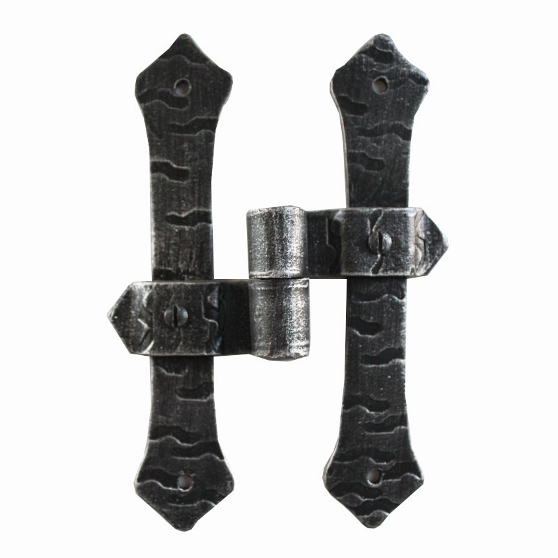 2623 Double Central Hinge Wrought Iron for Wooden Furniture Lorenz Ferart