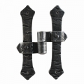 2623 Double Central Hinge Wrought Iron for Wooden Furniture Lorenz Ferart