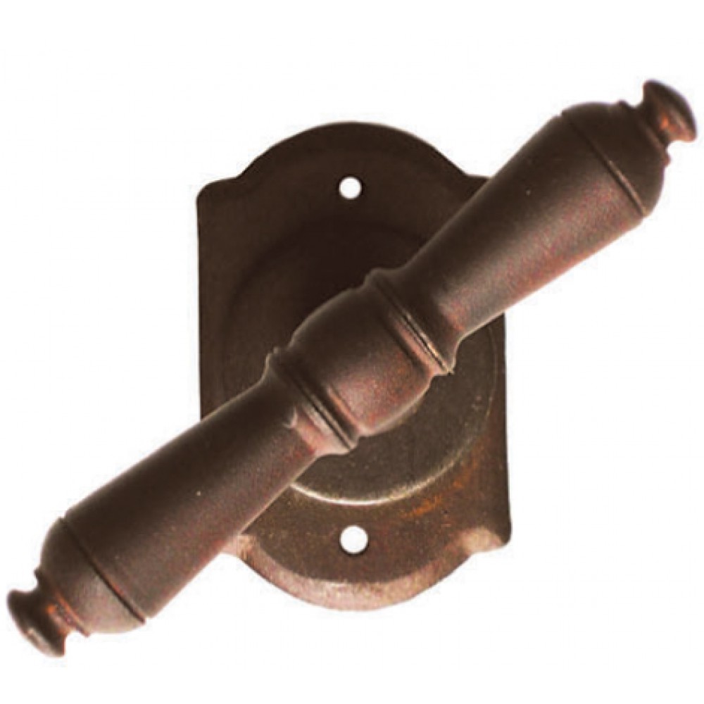 2702 Moscow Galbusera Window Handle with Rosette Wrought Iron