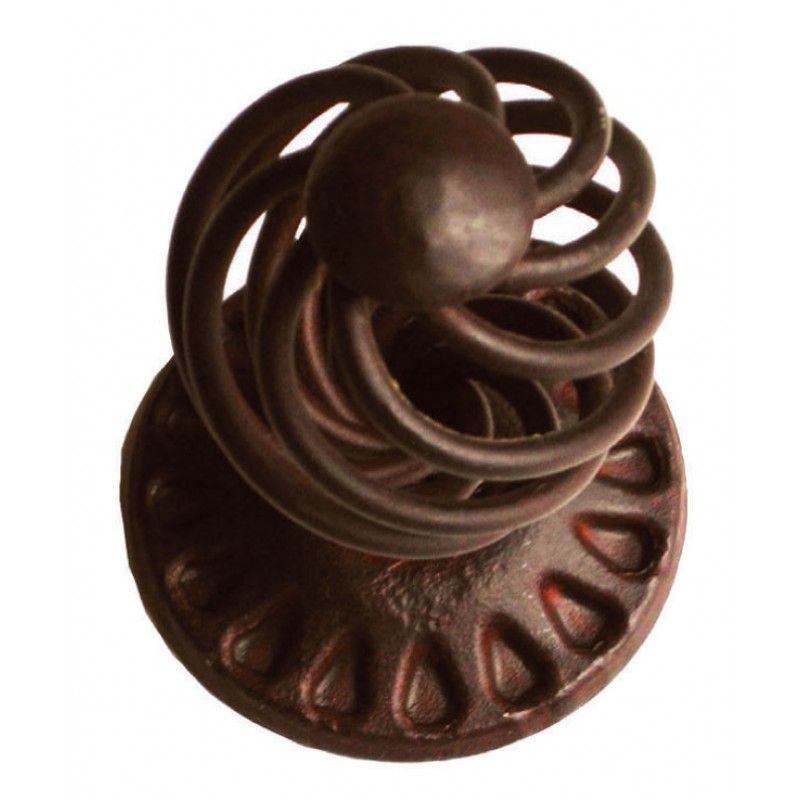 2807 Ø80 Door Knob Wrought Iron