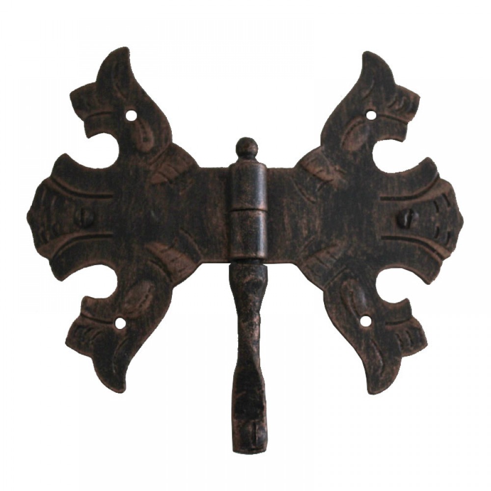 3006 Wrought Iron Double Hinge for Furniture Lorenz Ferart