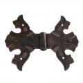 Double Hinge for Wrought Iron Doors and Furniture Lorenz 3008