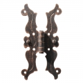 3072 Wrought Iron Double Hinge for Furniture Lorenz Ferart