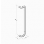 YOD.500 pba Handle Leather and stainless steel AISI 316L