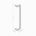 YOD.500 pba Handle Leather and stainless steel AISI 316L