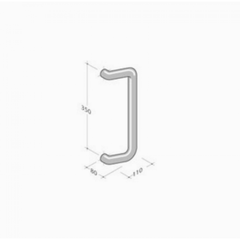 307 pba Pull Handle coloured Polyamide