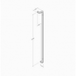 310 pba Pull Handle in through coloured Polyamide