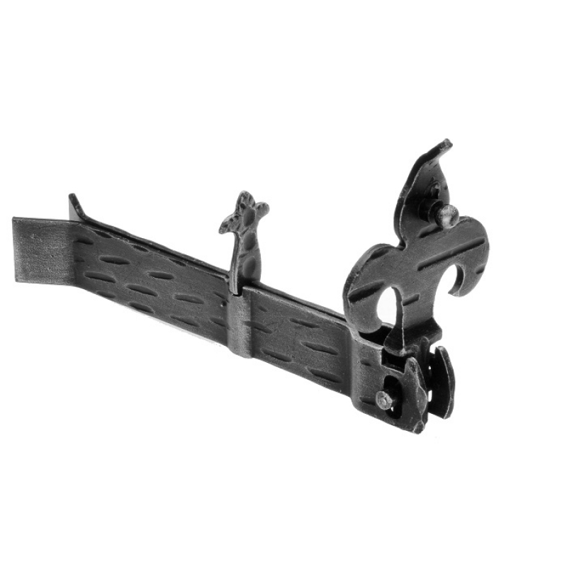 315 Shutter holder Giglio 95x60mm Zanca to Embed Galbusera Wrought Iron