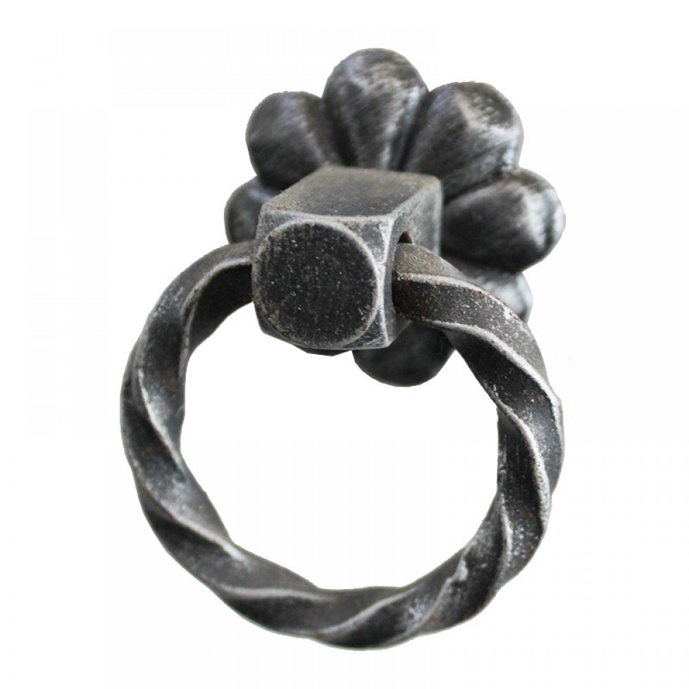 3210 Twist Ring Wrought Iron Furniture Handle Lorenz Ferart