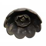 3218 Rose Flower Knob Wrought Iron Furniture Handle Lorenz Ferart