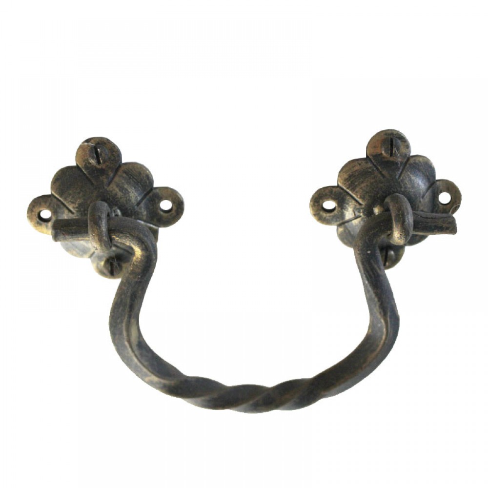3220 Horizontal Traditional Wrought Iron Furniture Handle Lorenz Ferart