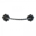 3223 Horizontal Floreal Wrought Iron Furniture Handle Lorenz Ferart