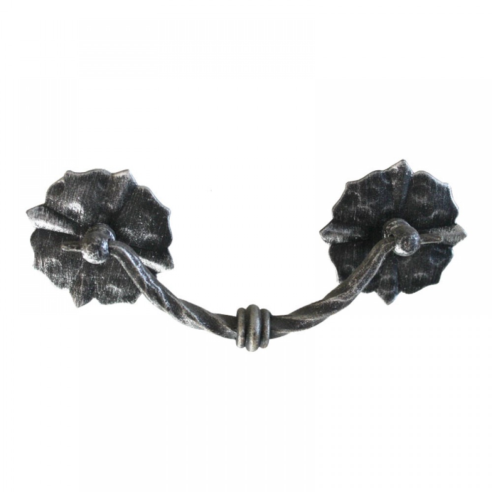 3227 Horizontal Original Wrought Iron Furniture Handle Lorenz Ferart