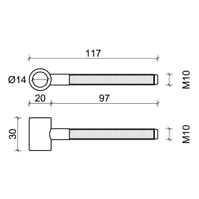 50 CiFALL Anuba Hinge for Chemical Plug Hardware For Shutters