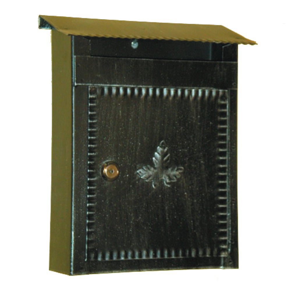 6001 Wrought Iron Handmade Mailbox Carrying Envelopes and Newspapers Lorenz