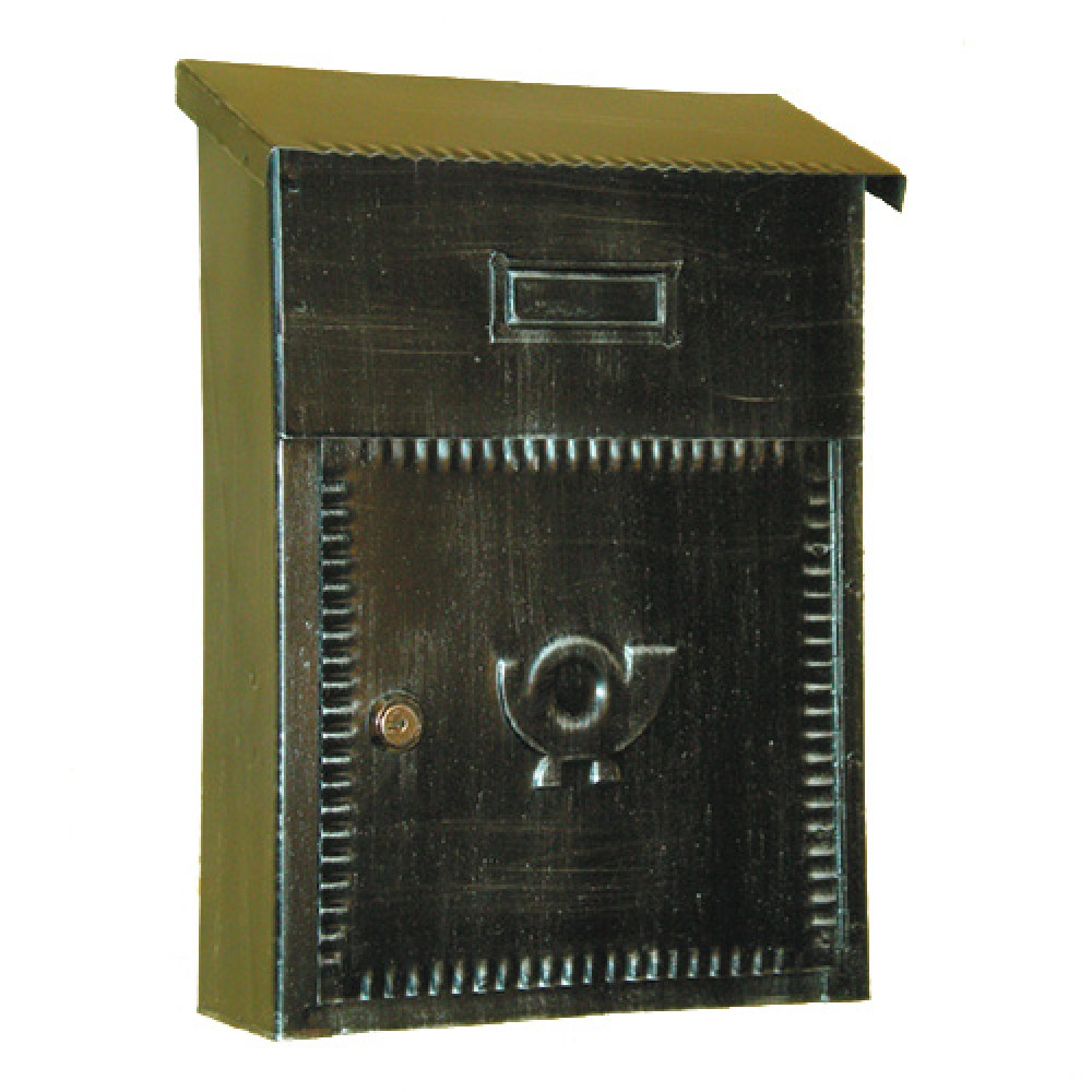 6010 Wrought Iron Handmade Mailbox Carrying Envelopes and Newspapers Lorenz