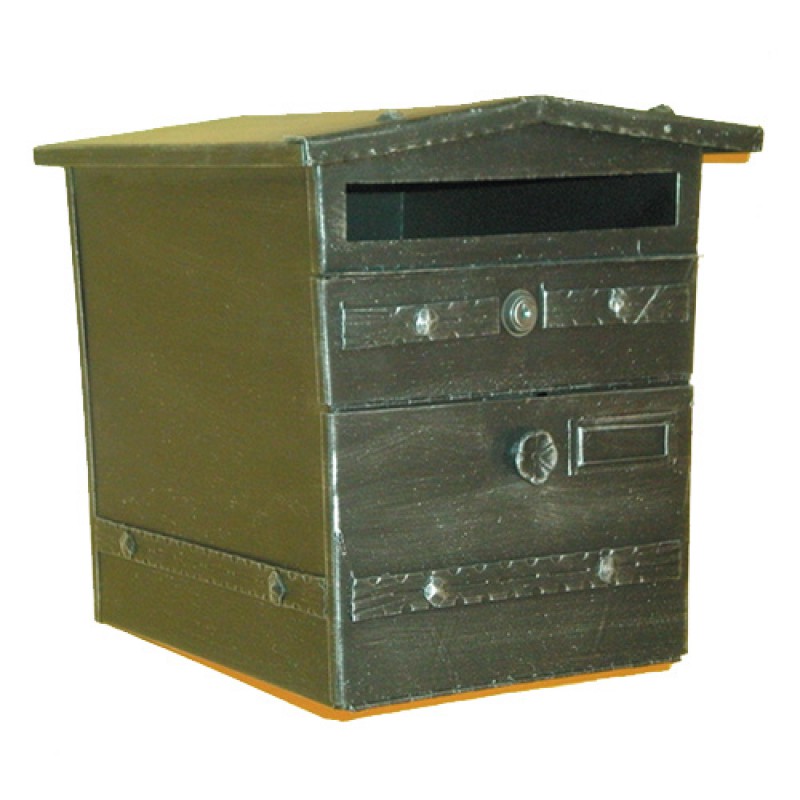 6026 Handcrafted Wrought Iron Bread Box Capacious Lorenz Ferart