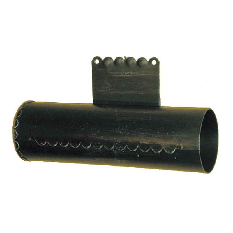 6027 Wrought Iron Cylindrical Mailbox Carrying Envelopes and Newspapers Lorenz