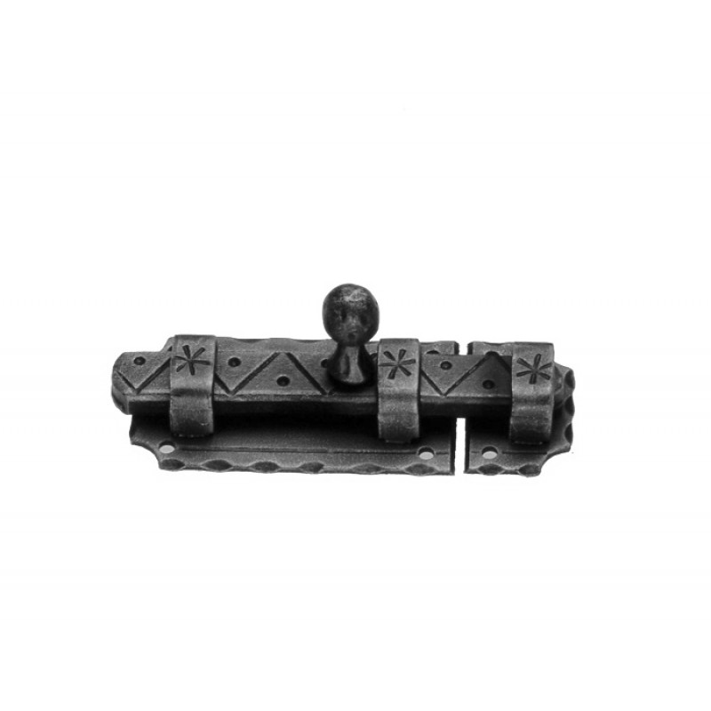 897 Galbusera Horizontal Bolt Artistic Wrought Iron 105x40x3mm