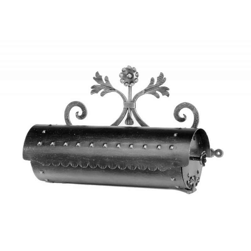 989 Galbusera Wall Magazine Rack Artistic Wrought Iron