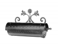 989 Galbusera Wall Magazine Rack Artistic Wrought Iron