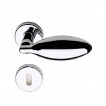 Amalfi Knob on Round Rose Brass Pfs Pasini i-Design