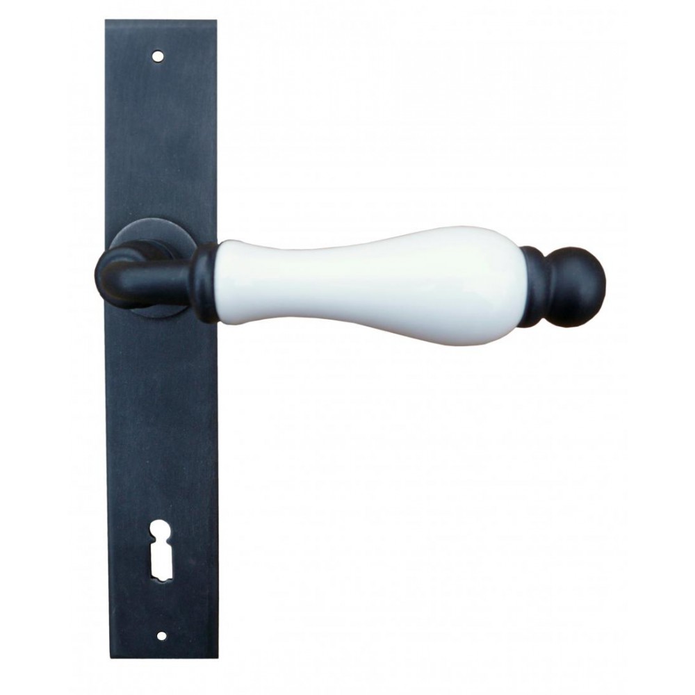 Amsterdam Galbusera Door Handle with Plate