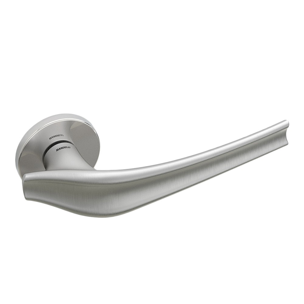Aqualung Door Handle on Rosette by Archistar Marco Piva for Mandelli1953