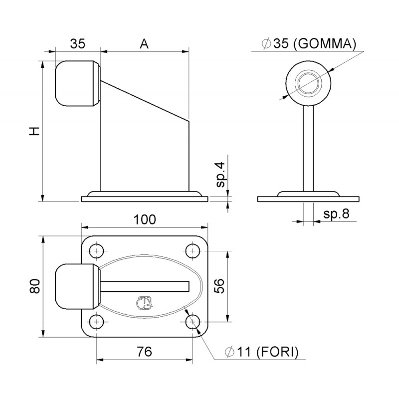 Sliding Gate Stop Screw Fix Combiarialdo