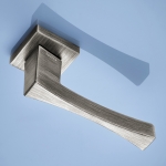 Artemide Series Fashion forme Door Handle on Square Rosette Frosio Bortolo Made in Italy Design