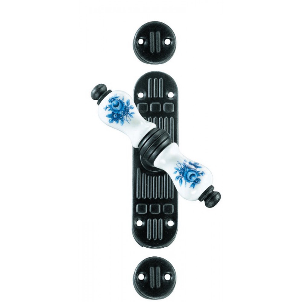 Athens Galbusera Cremone Bolt for External Rods Porcelain and Wrought Iron