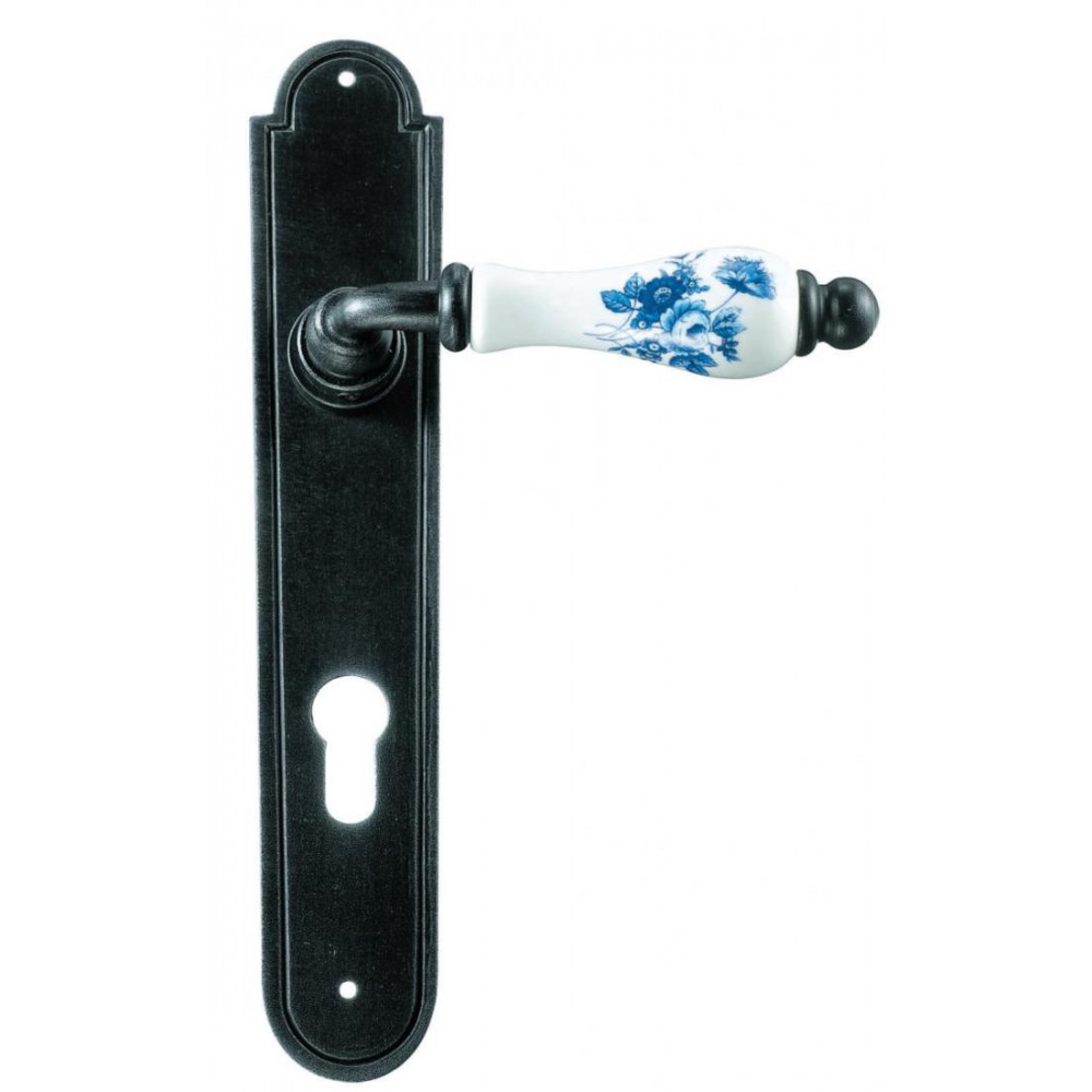 Athens Galbusera Door Handle with Plate