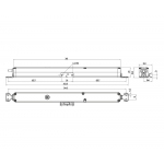 Kato 253 Nekos Chain Actuator 24V 250N Adjustable Stroke 240/360mm