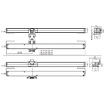 Inka 356 Nekos Chain Actuator 24V 350N Adjustable Stroke till 1000mm