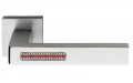 Barletta Crystal 2 Pink Door Handle on Square Rosette Fashion Line PFS Pasini