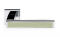 Fluo Barletta Door Handle on Square Rosette Fashion Line PFS Pasini