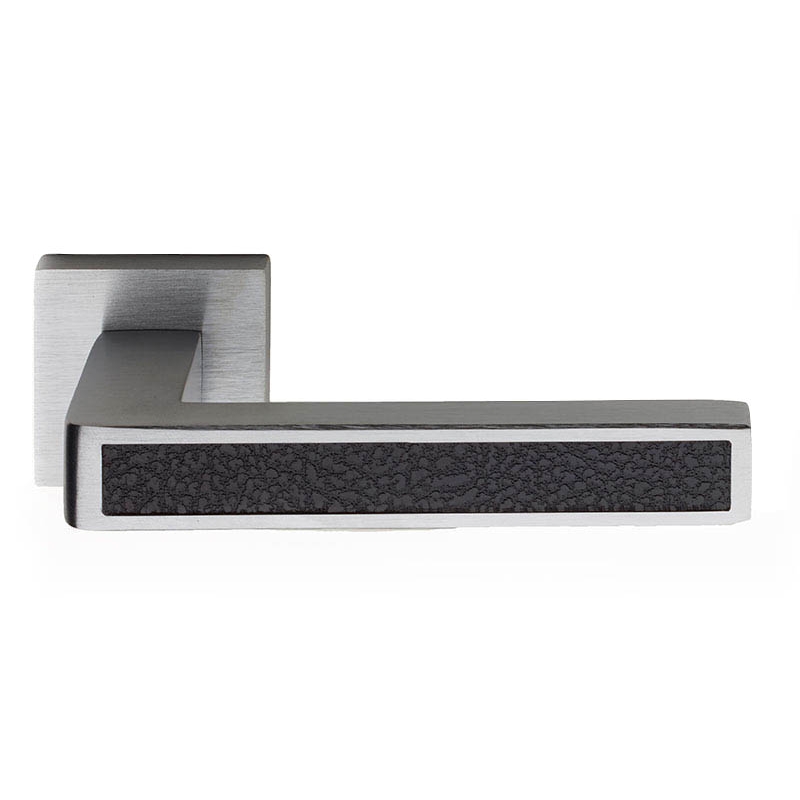 Barletta Leather Door Handle on Square Rosette Fashion Line PFS Pasini