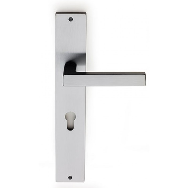 Barletta Brass Door Handle on Plate Fashion Line PFS Pasini