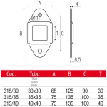 Bases for Fence Posts Adem 315